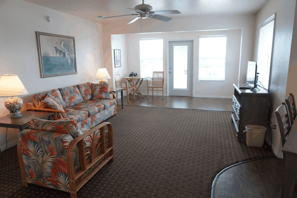 One Bedroom Two Bath Riverfront Suite