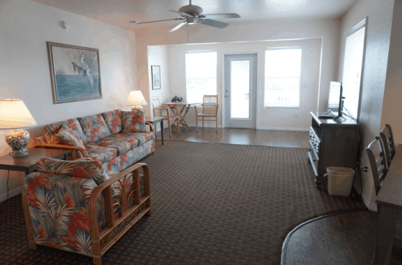 One Bedroom Two Bath Riverfront Suite